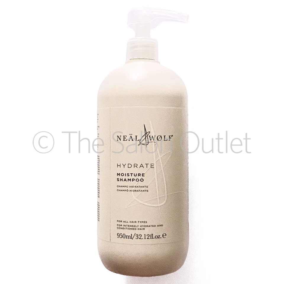 NEAL & WOLF Neal & and Wolf Hydrate Moisture Shampoo 950ml (RRP £35.25)