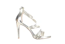 calico KIKI Womens Adelyn Gold Ankle Strap Heels Size 8.5 (7683636)