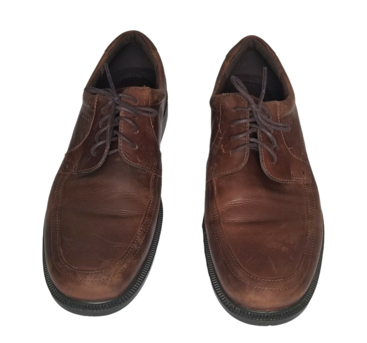 Ecco Mens Size 44 Extra Width Brown Leather Shock‎ Point Oxford Dress Shoes Lace ECCO METROPOLE LONDON LACE OXFORD COGNAC - MENS - Lamey  main image 4