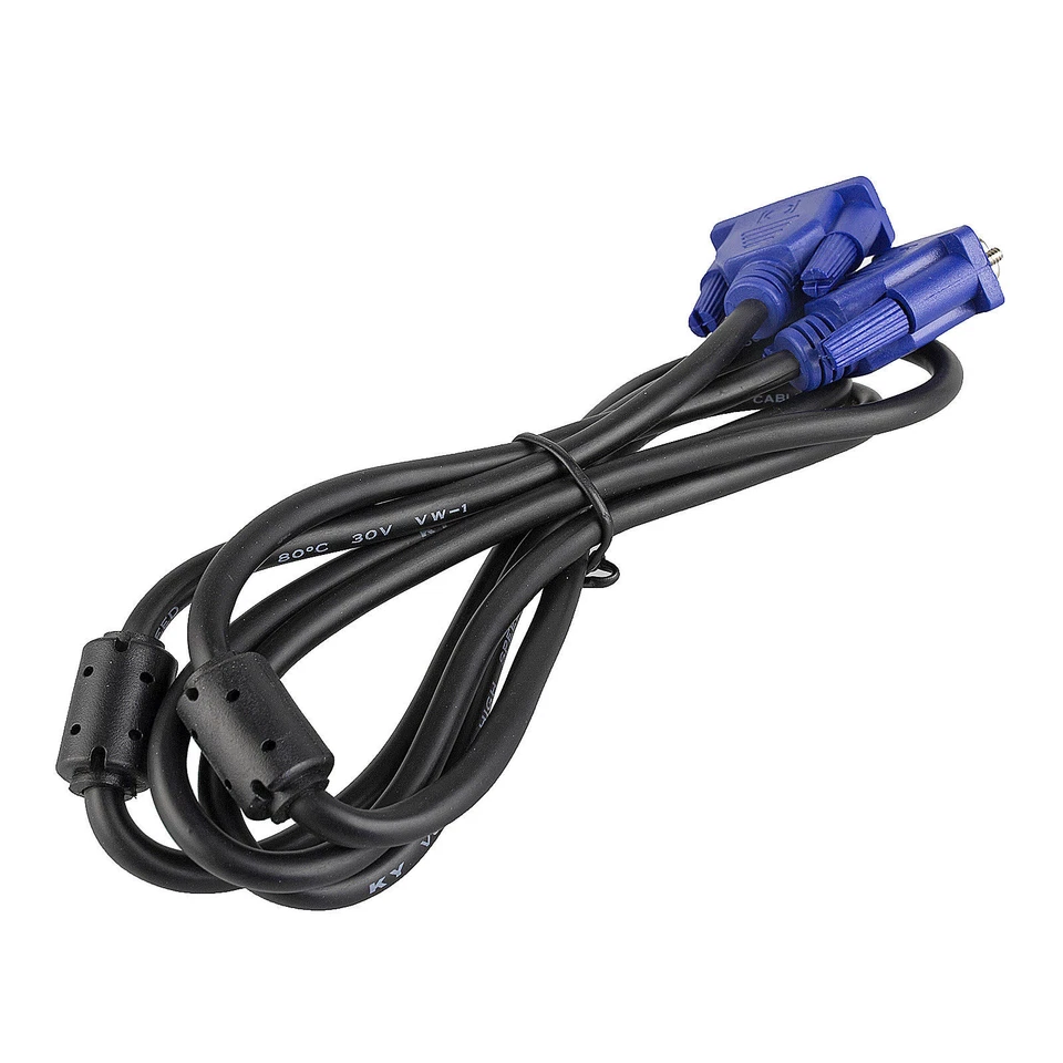 VGA Cable 6ft D-Sub 15pin Video Cord for PC Large LCD Monitor TV 1080P Display - Image 4 of 4