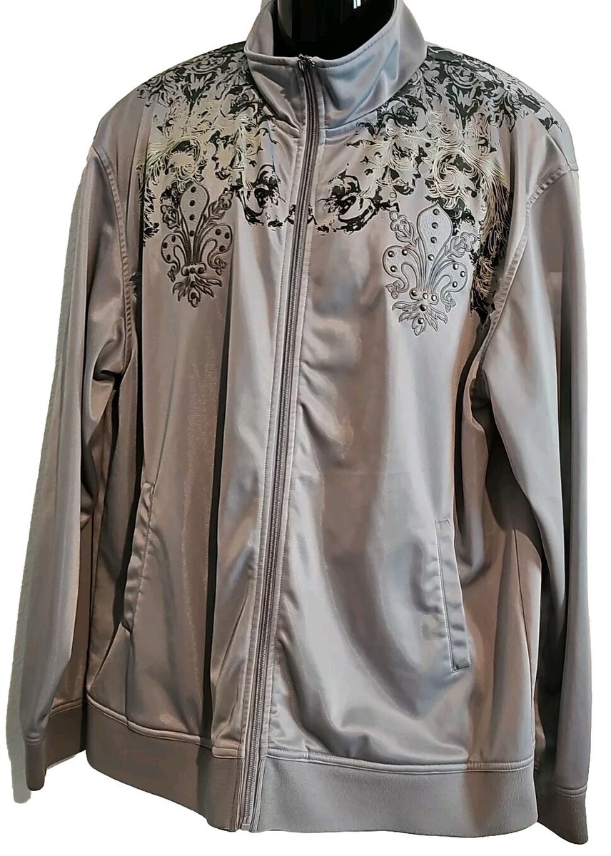 Vtg Men's Franky Max Full Zip Y2K Graphic Printed Track Vtg Men's Franky Max Full Zip Y2K Graphic Printed Track