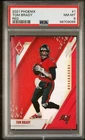 2021 Panini Phoenix Red Color Match #1 Tom Brady /250 PSA 8 Tampa Bay Buccaneers