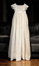 Antique Victorian Long Christening Baptism Gown