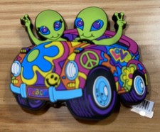 Lisa Frank Crocs JIBBITZ Colorful 2.25  x2  Aliens Zoomer  Zorbit Shoe Charm NWT