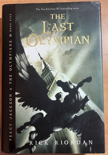 The Last Olympian by Rick Riordan Hyperion Books 1st Edition HCDJ
