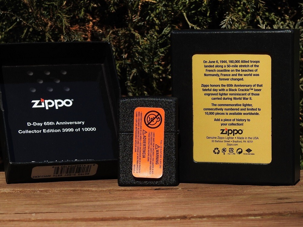 Zippo Lighter - Limited Edition D-Day - Normandy 65th Zippo Lighter - Limited Edition D-Day - Normandy 65th