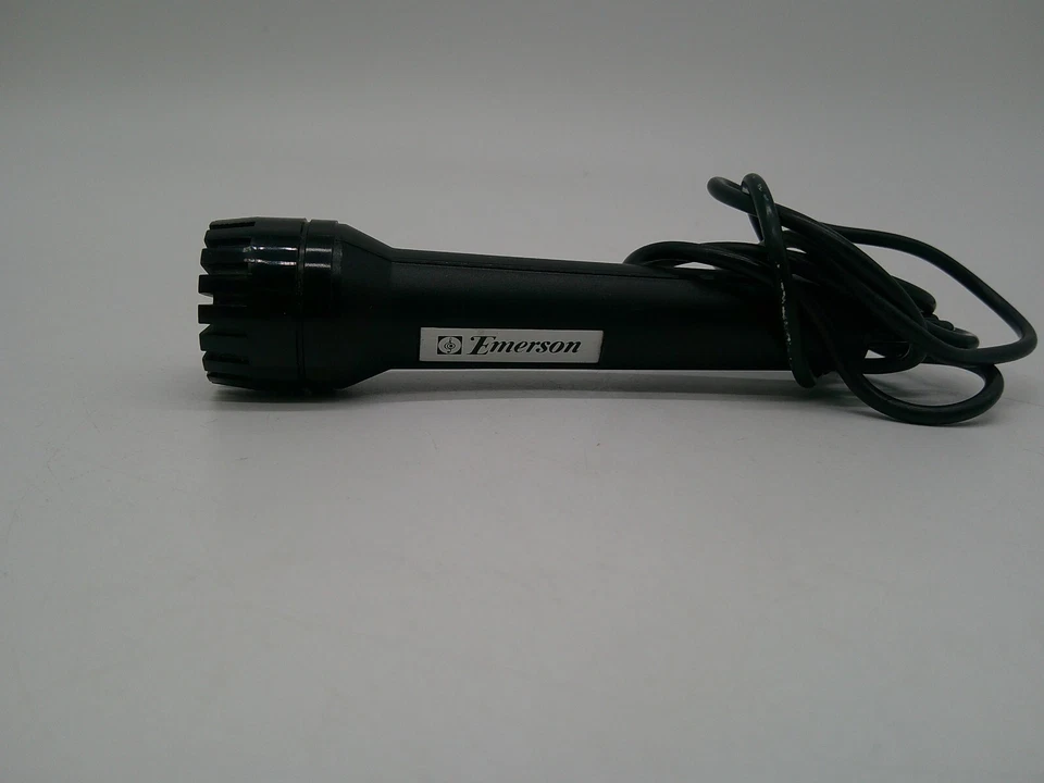 Micrófono grabadora casete EMERSON de colección negro sin probar Foto 4 de 4