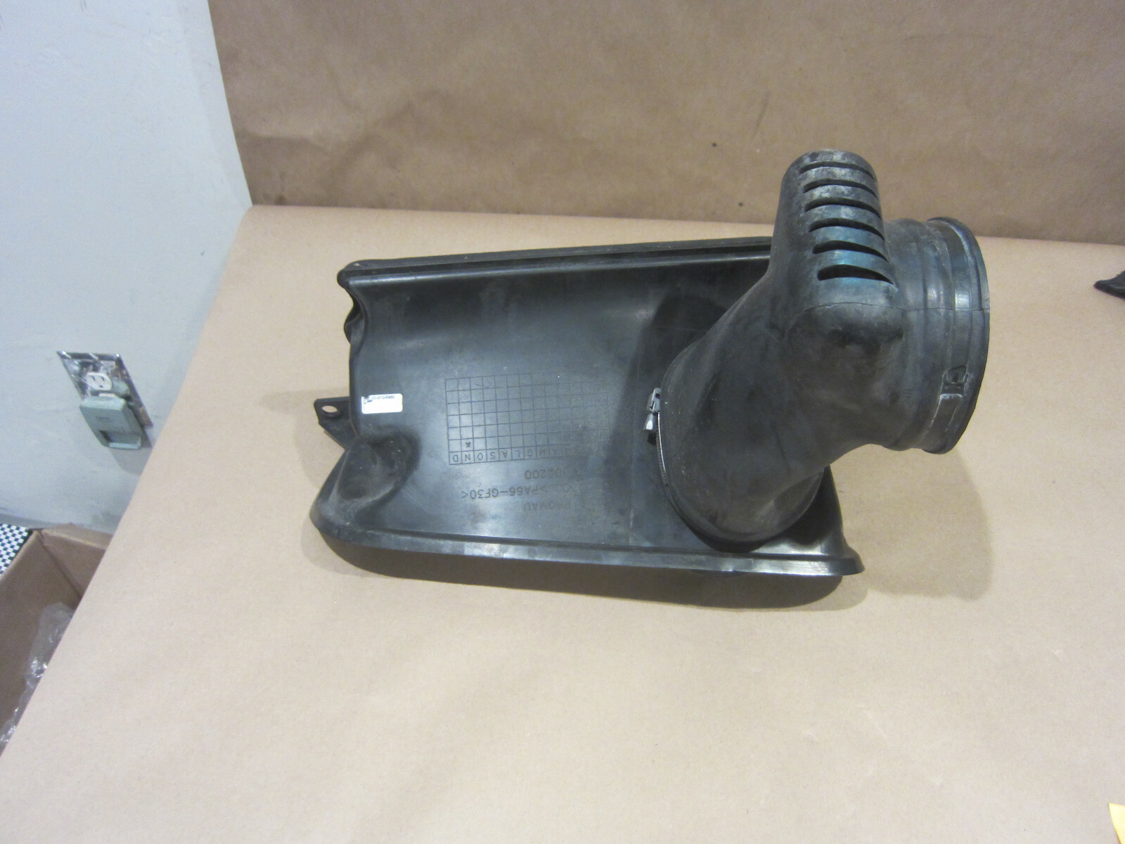 Ferrari 458 - LH Air Duct On Oil Radiator With Rubber Sleeve - P/N 83002200