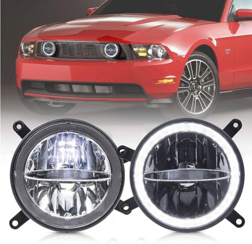 For 2005-09 Ford Mustang GT LED Halo Ring DRL Driving Fog Daytime Running Lights - Bild 2 von 12