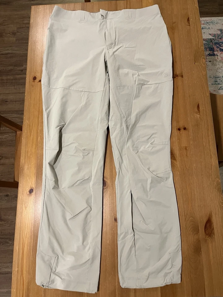 Pantalones de senderismo beige tostado Mountain Hardwear Shell para mujer talla 14 Foto 2 de 4