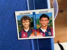 PANINI CALCIATORI 1995/96 BOLOGNA BERGAMO BOSI 366 ORIGINAL VELINA ***
