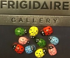 3D Ladybug Fridge Magnet Lot Handcraft      10 Pc Mini Style