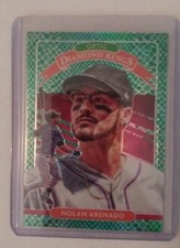 2020 Donruss Optic Green Dragon #29 Nolan Arenado /84 Diamond Kings Rockies
