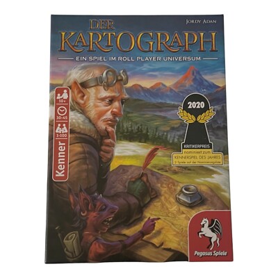 Der Kartograph+ Mini Erweiterung- Fertigkeiten Pegasus Spiele Kenner Kartenspiel