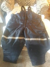 NEW Stan Herman Reflective Workwear Winter Insulated Bib Pants Overalls Reg 5XL
