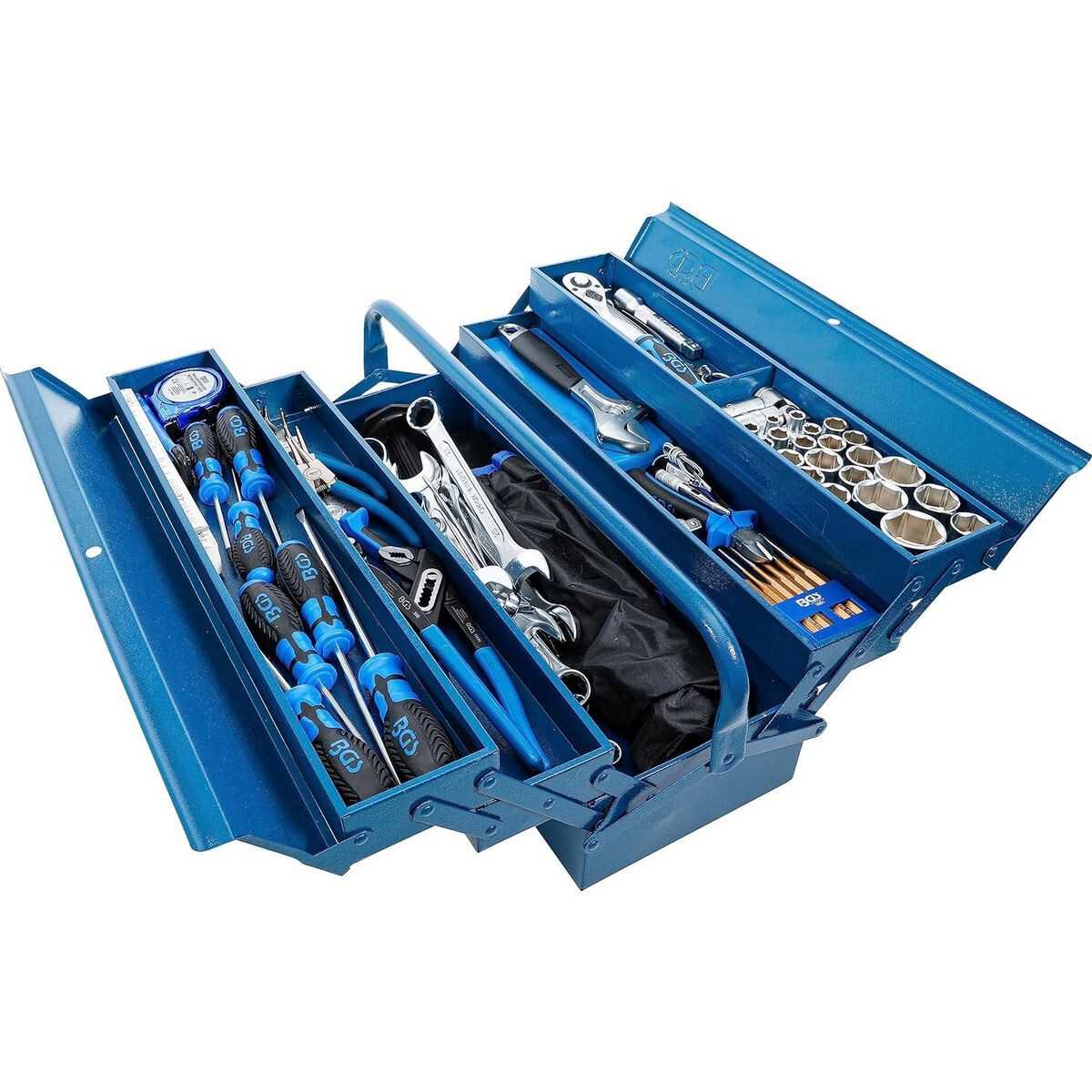 Caisse a outils metallique de 137 pieces en acier chrome vanadium