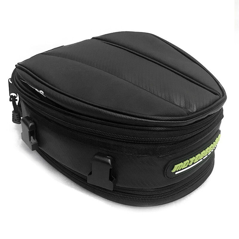Motorcycle Tail Bag Waterproof Luggage Seat Bag Motorbike Saddle Bag Black B eBay