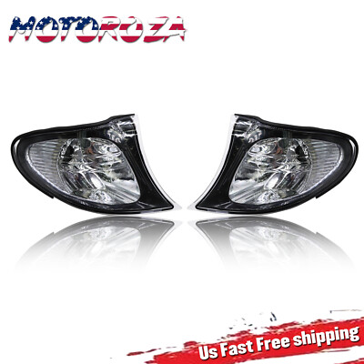 2PCS For BMW 3 Series E46 02-05 Corner Marker Parking Light Turn Signal Lights