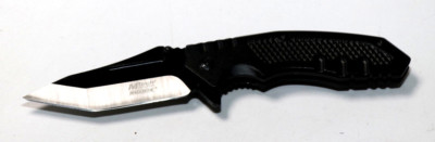 MTech USA Taschenmesser Feste schwarze Aluminium-Griff MTEC-1565 Jagdmesser