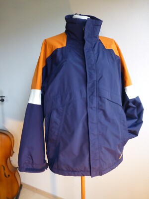 Burton, Snowboard Jacke, gr. l, dunkelblau-Orange