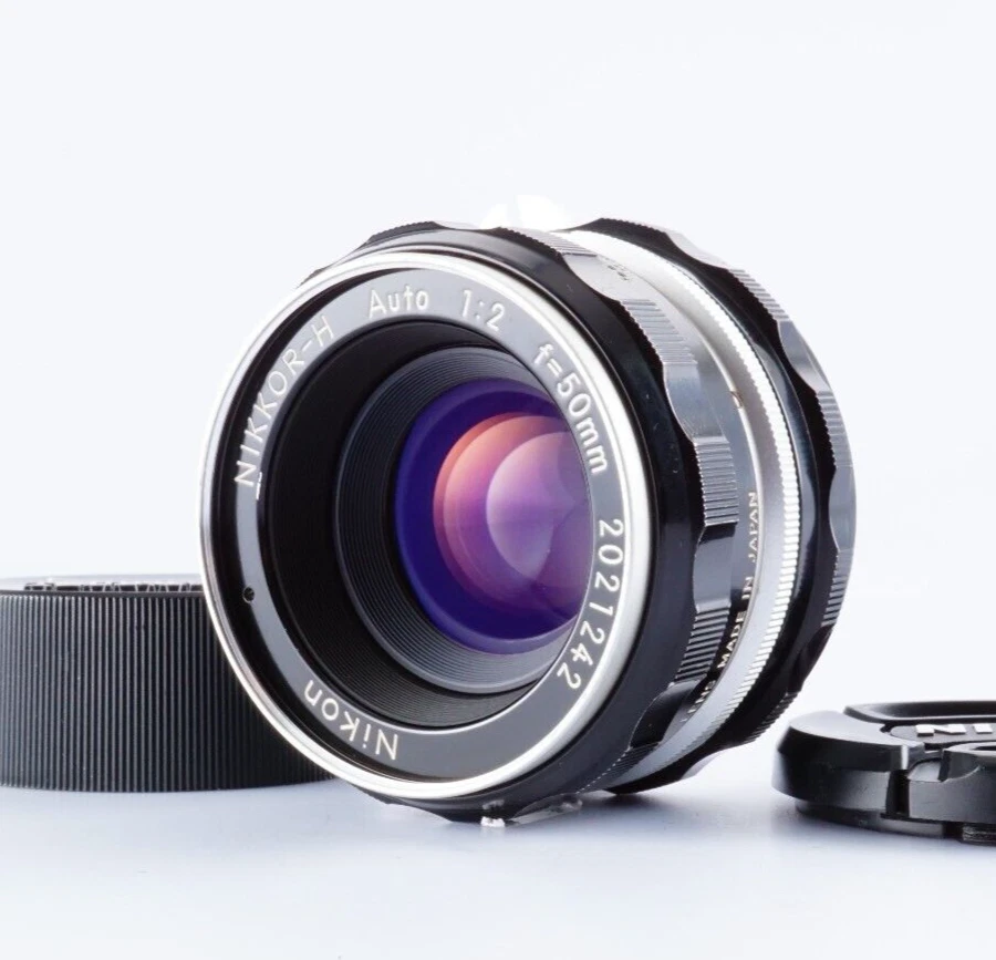 EX+++++ Lente Nikon Non Ai NIKKOR H Auto 50 mm F/2 MF de JAPÓN