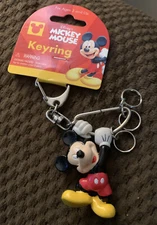 Mickey Mouse Swing Ring Keyring 24232 Monogram International