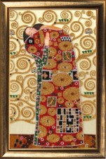 Bead Embroidery Kit Klimt DIY Craft Beaded Stitching Needlework bt340