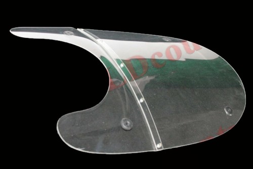 Fits Royal Enfield Universal Windshield With Fitting Kit Assembly AEs - Picture 3 of 15