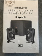 Brand New Klipsch THX Pro Media 2.1 Speakers Black