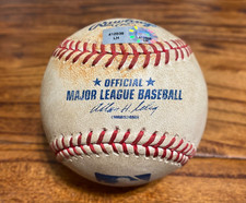 Astros vs Padres Game Used Baseball 5/8/2009 Wandy Rodriguez Pitch AUTOGRAPHED