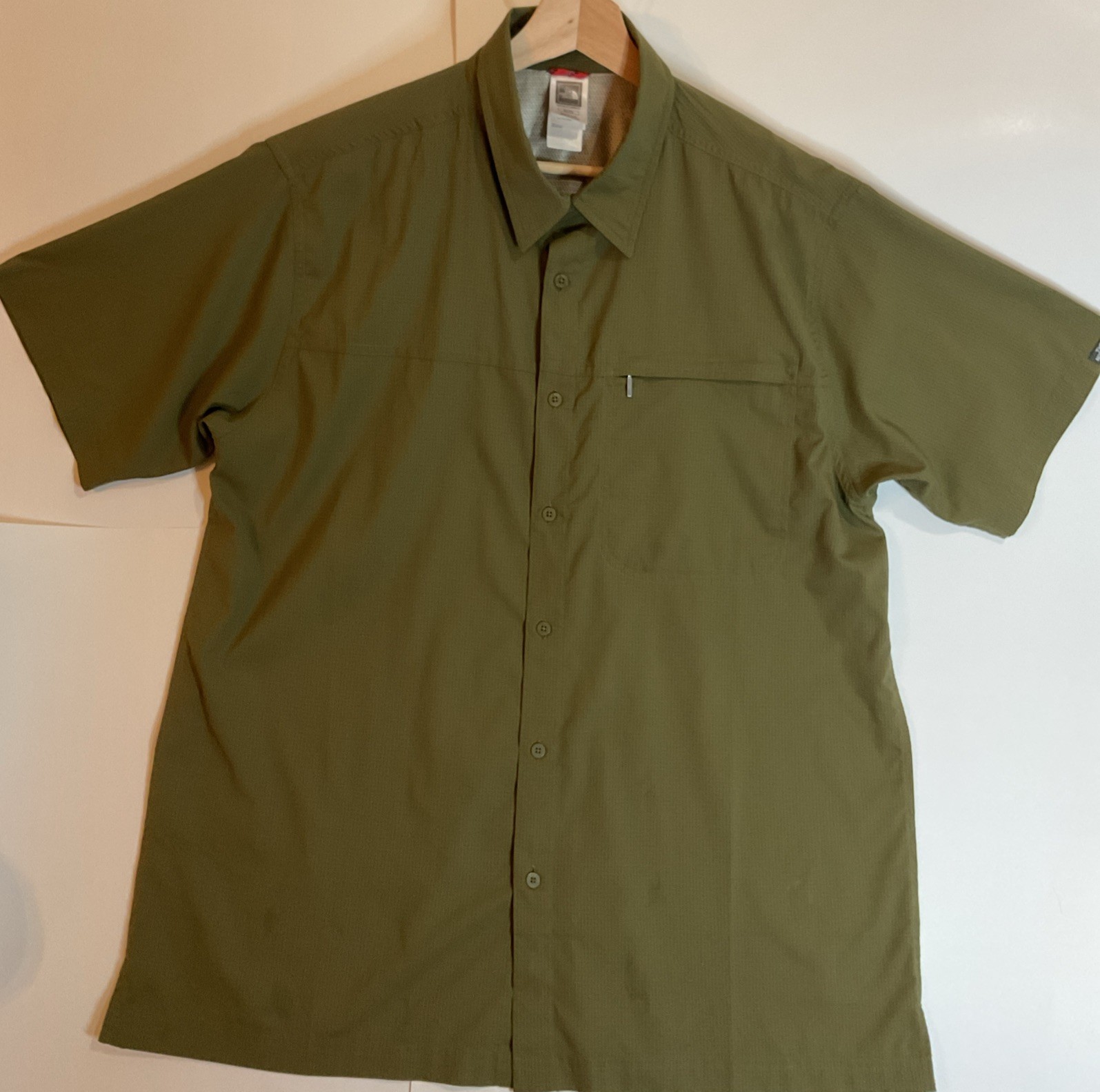 The North Face Button Up Shirt Men's  Extra Large XL Classiccore Preppy Green