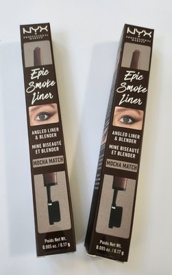 2 PACK NYX ''MOCHA MATCH'' EPIC SMOKE LINER. NEW, BOXED, SEALED. FAST FREE  SHIP. 