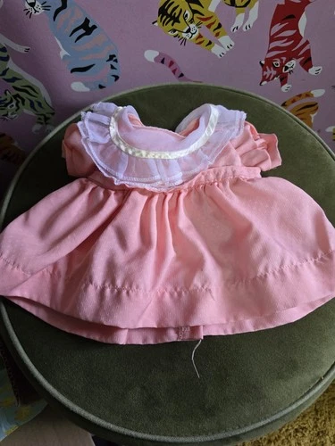 vintage Cabbage patch kid 1980s pink dress