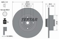 2X Bremsscheibe Hinterachse FüR Renault Megane II Grandtour Kasten/Kombi ScÉNic