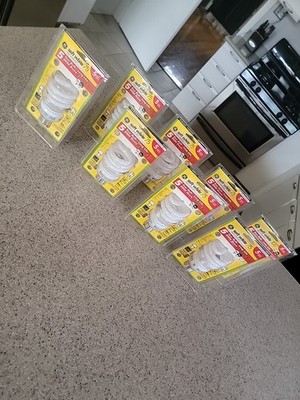 GE Mini Spiral Soft White Longlife Plus 75w Light Bulb PC:15516 LOT of 8