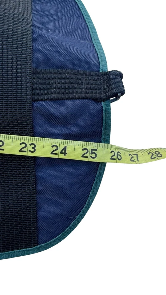 Canon EOS-1V Camera Gadget Bag Small-Medium Sized Zipper Pouch Green Blue Black - Image 4 of 4