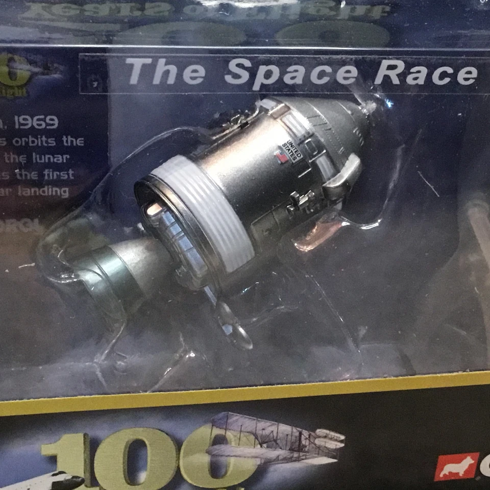 Corgi 100 Years of Flight Apollo 11 Command Module W/Stand CS90142 Retired New - Image 4 of 4