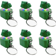 Frog Croaking Toy Frog Keyboard Keychain Decor Emit Light And Sound Pendant TL