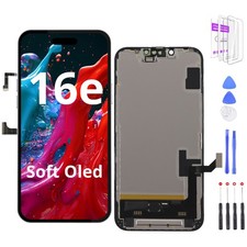 Soft OLED For iPhone 16e Display LCD Touch Screen Assembly Replacement Tools Lot