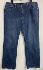 Lucky Brand 181 Relaxed Straight Fit Jeans Dark Wash Denim Mens Size W42 L34
