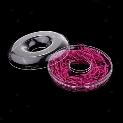 Eine Schachtel mit 150er Metall-Büroklammern Office Bookmarks Stationery Rose