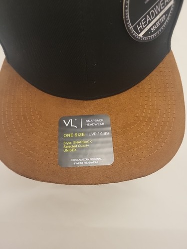 Snapback Cap Von Lamezan Black / Camel 226-009 NEU ! UNISEX - Bild 6 von 8