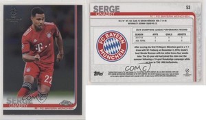 2018-19 Topps Chrome UCL Serge Gnabry #53