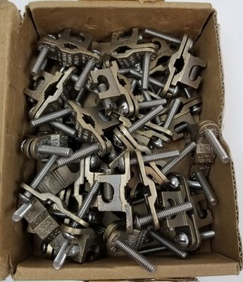 25 Ilsco BGC-2PS-DB Permaground Bronze Ground Clamp 1/4-1 Ground Rod Size NEW