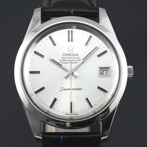 OMEGA SEAMASTER CHRONOMETER 168 0061 AUTOMATIC CAL 1011 23JEWEL MEN'S DATE WATCH