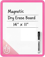 Mr. Pen 14x11 Coral Frame Dry Erase Board w Marker