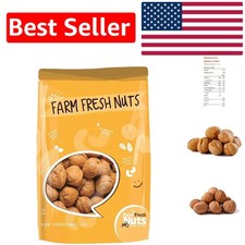 Nutritious 2 lbs In Shell Walnuts   Fresh California Crop, Bursting with Flavor