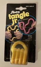 Vintage 1982 Slinky Tangle Jr Yellow Original Packaging Unopened