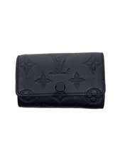 LOUIS VUITTON Multicles 6 Taurillon Monogram Leather Black All-over Pattern Men'