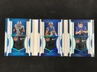 2023 National Treasure Puka Nacua Jahmyr Gibbs Tommy Devito Triple Patch Book /3
